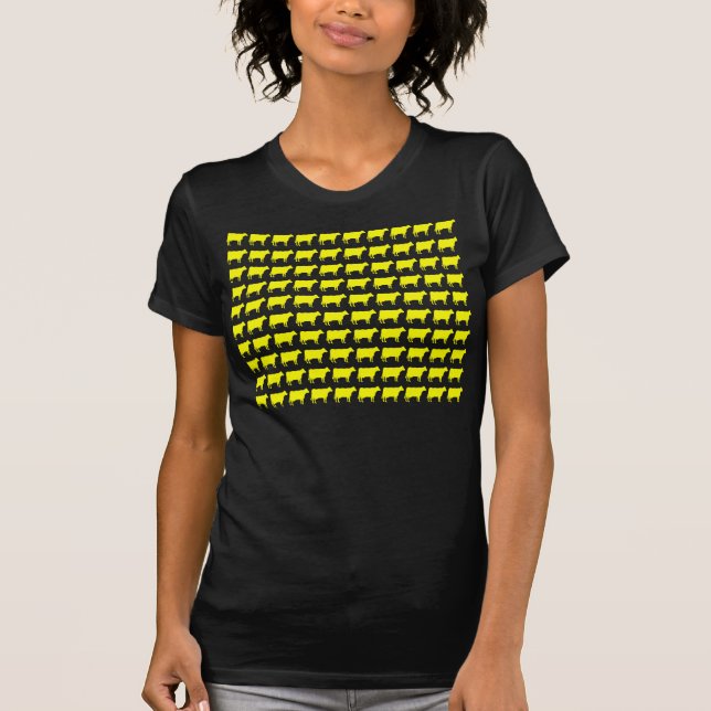 T-shirt 100 vaches - Blanc (Devant)