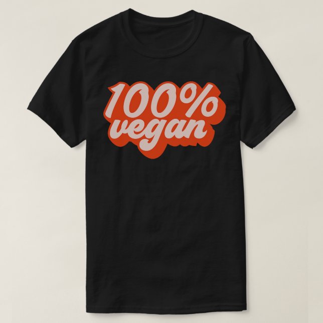 T-shirt 100 Vegan 1 (Design devant)