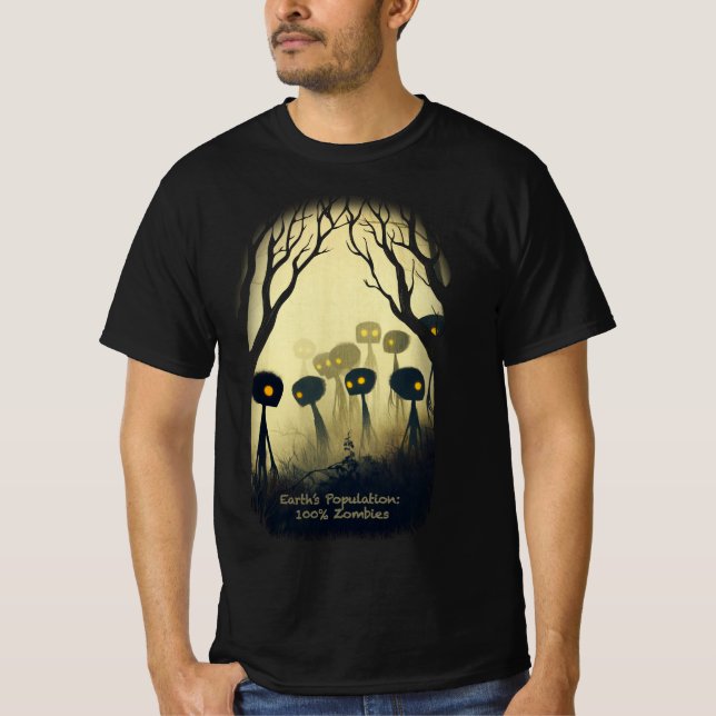T-shirt 100% Zombies (Devant)