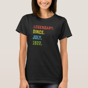 T-shirt 100e anniversaire Légendaire depuis juillet 1922 1