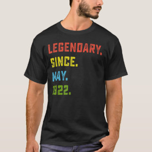 T-shirt 100e anniversaire Légendaire depuis mai 1922 100 a