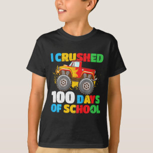 T-shirt 100E Jour De Garçons D'École J'Ai Crusé 100 Jours 