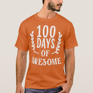 T-shirt 100e Jour de l'école 100 Jours de merveilleux