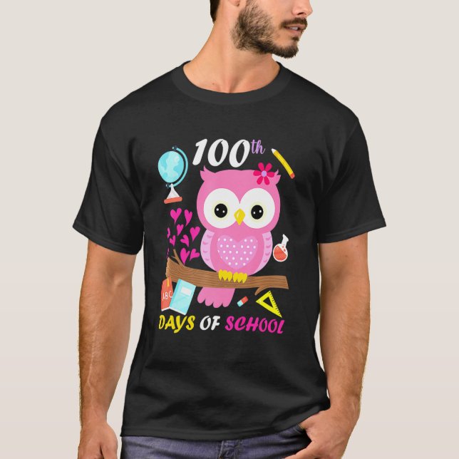 T-shirt 100e Jour De L'École 100 Jours Plus Smarter Cute O (Devant)