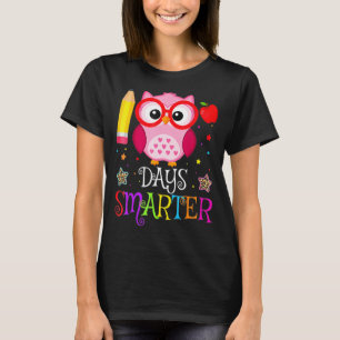 T-shirt 100e Jour De L'École 100 Jours Plus Smarter Cute O