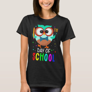 T-shirt 100e Jour De L'École 100 Jours Smarter Cute Owl