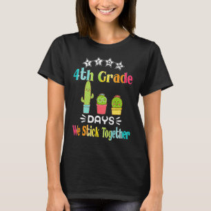 T-shirt 100e Jour De L'École 4e Classe Enseignantes Filles