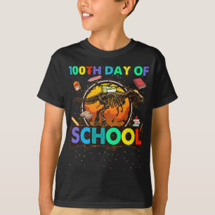 T-shirt 100e jour de l'école Dinosaure Enfants garçons