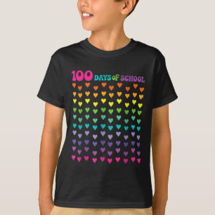 T-shirt 100e Jour De L'École Enseignant Enfants 100 Jours 
