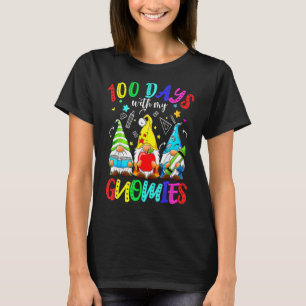 T-shirt 100E Jour De L'École Gnome Costume Pour Femmes Hom