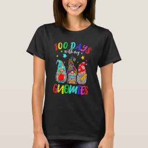 T-shirt 100E Jour De L'École Gnome Costume Pour Femmes Hom