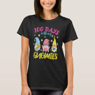 T-shirt 100E Jour De L'École Gnome Costume Pour Femmes Hom