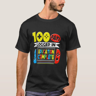 T-shirt 100E Jour De L'École Jeu 100 Jours De L'École Jeu