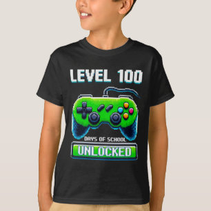 T-shirt 100e Jour De L'École Jeux Vidéo Enfants Garçon Gam