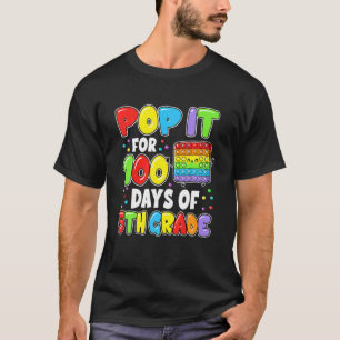 T-shirt 100E Jour De L'École Pop Il 100 Jours De 5E Année