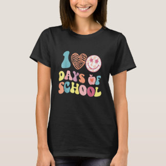 T-shirt 100e jour d'école Enseignant 100 jours plus intell