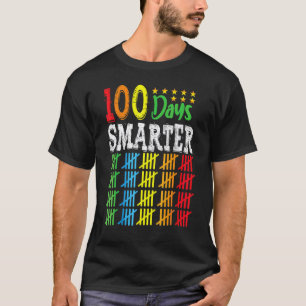 T-shirt 100e jour d'école enseignant enfant enfant heureux