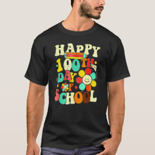 T-shirt 100e jour d'école enseignant enfants enfant heureu