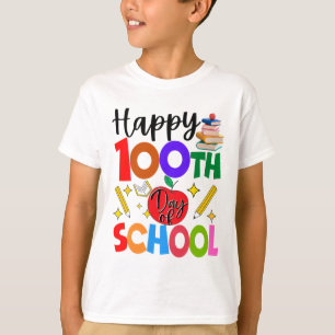 T-shirt 100e jour d'école enseignants élèves enfants 100 j
