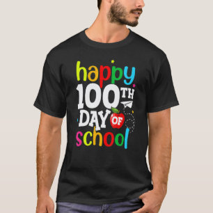 T-shirt 100e jour d'école enseignants enfants filles garço