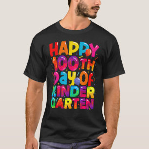 T-shirt 100e jour d'école maternelle enseignants enfants 1