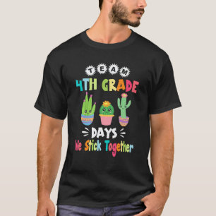 T-shirt 100e jour d'école Professeur de 4e année Filles 10