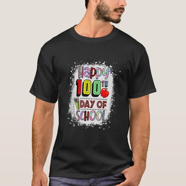 T-shirt 100e Jour des enseignants de l'école Enfants heure (Devant)