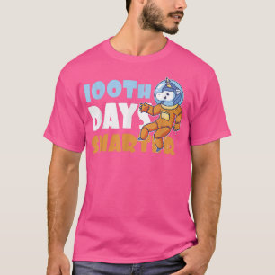T-shirt 100e Jours plus intelligent avec une licorne pour