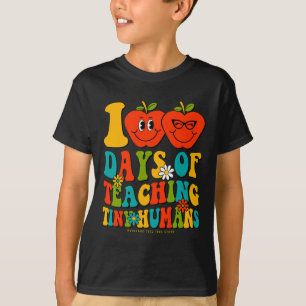 T-shirt 100ème Jour De Chemises Scolaires Enseignant Tiny