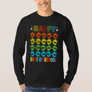 T-shirt 100ème Jour De Costume Scolaire Pour Enfants Fille