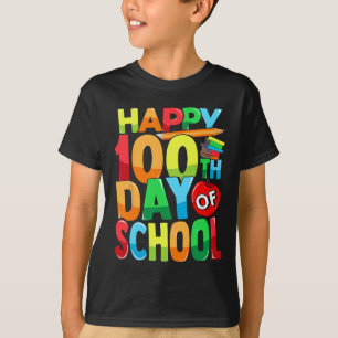 T-shirt 100ème Jour De L'École Enseignant Enfants Enfants 