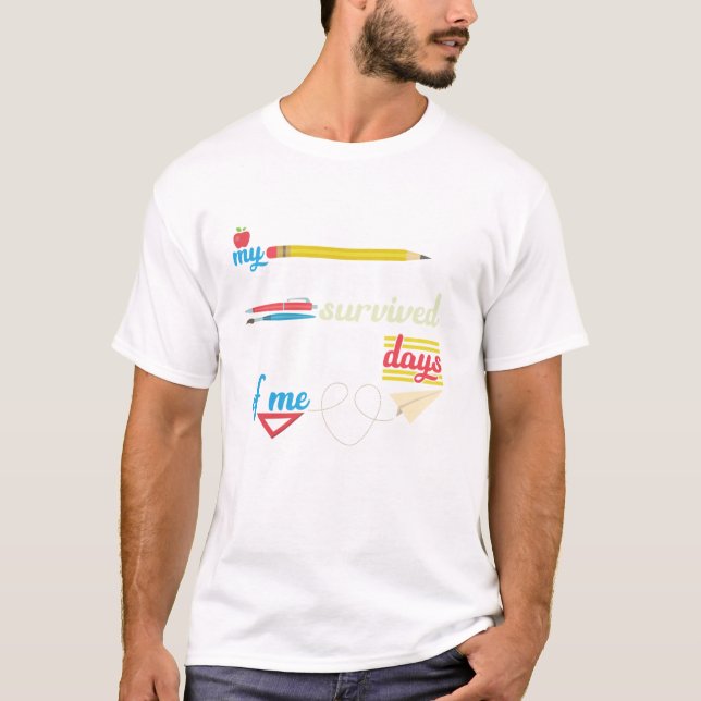 T-shirt 100ème Jour De L'École Enseignant Long Sleeve T Ch (Devant)
