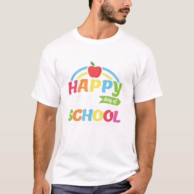 T-shirt 100ème Jour De L'École Enseignant Long Sleeve T Ch (Devant)
