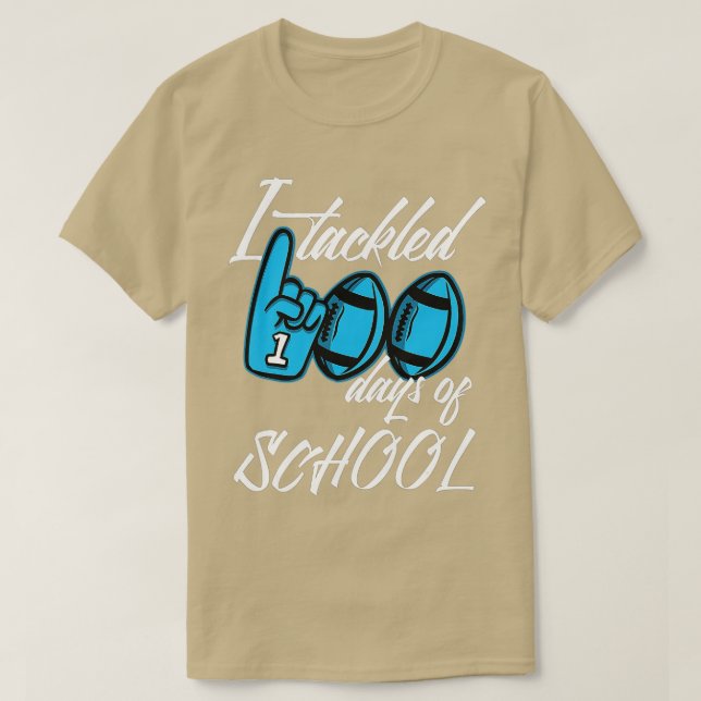 T-shirt 100ème Jour de l'école J'ai traité 100 Jours de l' (Design devant)