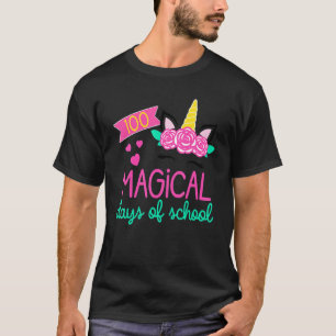 T-shirt 100ème Jour De Maternelle Pour Les Filles 100 Magi