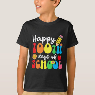T-shirt 100ème Jour D'Enseignants Scolaires Enfants Enfant