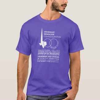 T-shirt 100th Commémoration arménienne de génocide du