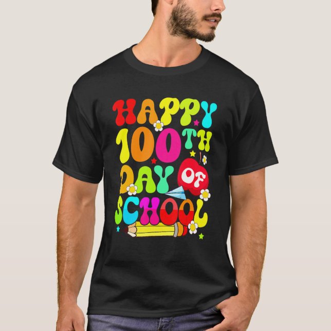 T-shirt 100th Day Of School Teachers Costume 100 Days Stud (Devant)