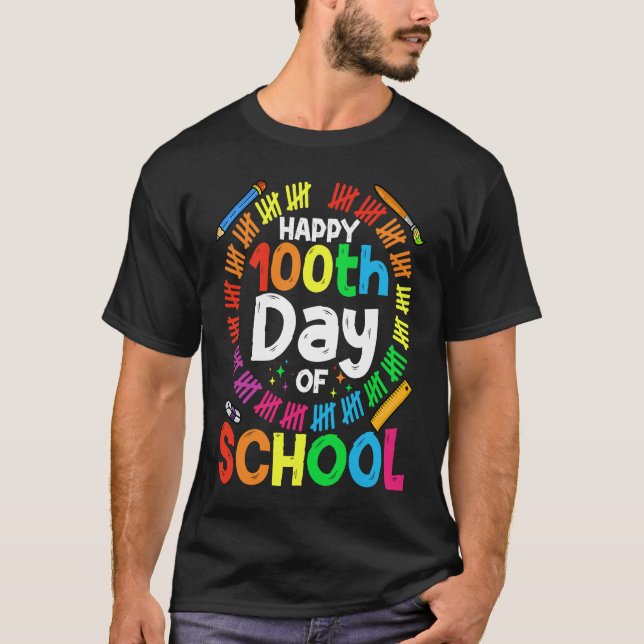 T-shirt 100th Day Of School Teachers Kids Child 100 Days S (Devant)