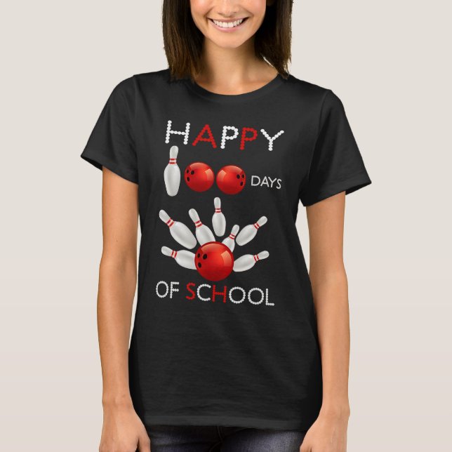 T-shirt 100th Day of School Teachers Kids Child Happy 100  (Devant)