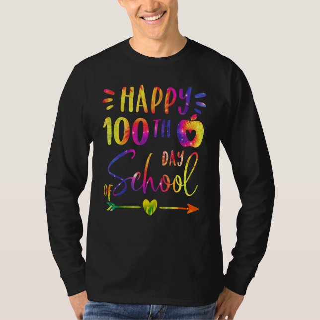 T-shirt 100th Day of School Teachers Students Happy 100 Da (Devant)