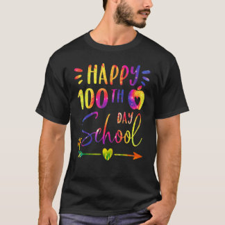 T-shirt 100th Day of School Teachers Students Happy 100 Da