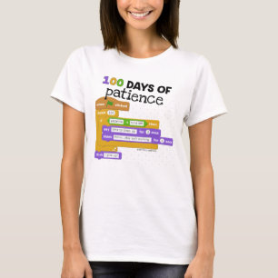 T-shirt 100th Jour du codage d'école