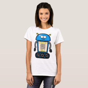 T-shirt 100th jour heureux de binaire d'école