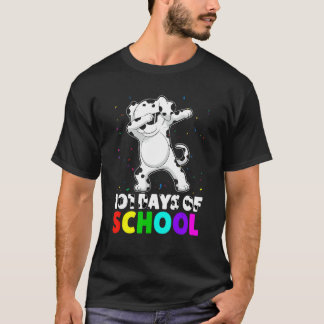 T-shirt 101 Days Smarter Dog Lover School Teachers Student