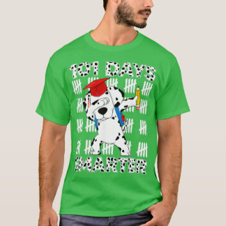 T-shirt 101 Jours D'École Chien Dalmatien 100 Jours Plus I