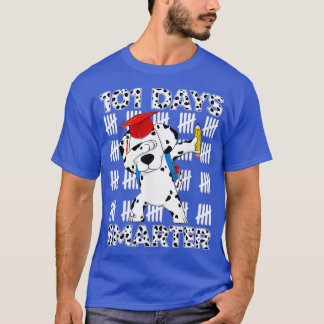 T-shirt 101 Jours D'École Chien Dalmatien 100 Jours Plus I