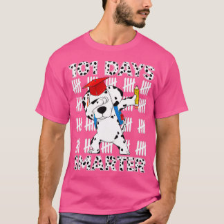 T-shirt 101 Jours D'École Chien Dalmatien 100 Jours Plus I