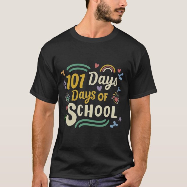 T-shirt 101 Jours D'École Chien Dalmatique (Devant)