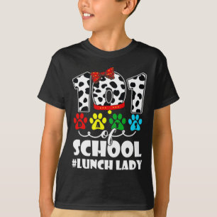 T-shirt 101 Jours Déjeuner Lady Mignonne Amoureux des chie